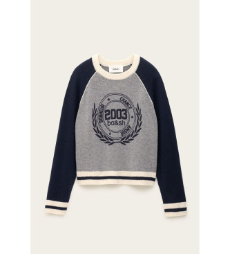 BA&SH Sporty cashmere jumper Collette grey