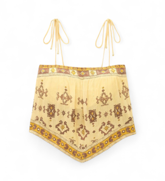 BA&SH Top Zelie amarillo