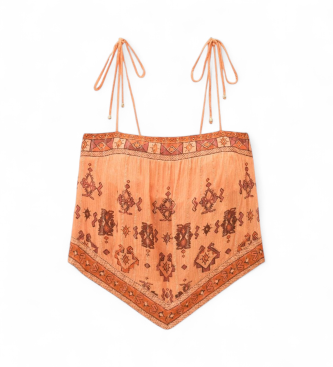 BA&SH Top Zelie orange