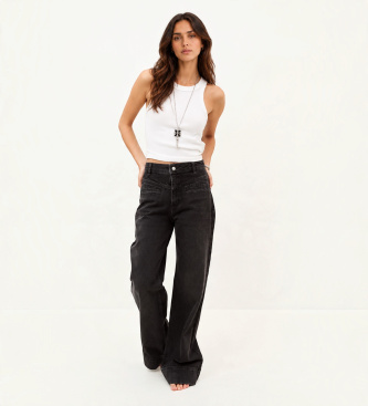 BA&SH Jean Ranja noir