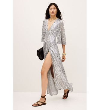 BA&SH Robe Conny grise