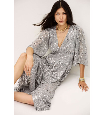 BA&SH Robe Conny grise