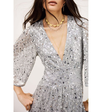 BA&SH Robe Conny grise