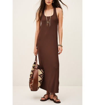 BA&SH Naora brown dress