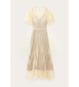BA&SH Umia beige klänning