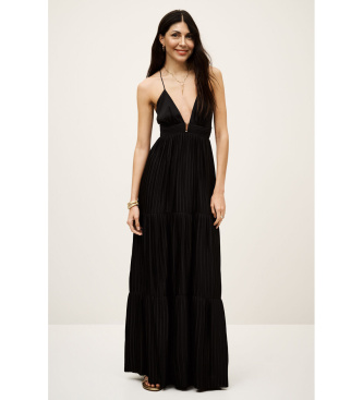 BA&SH Obleka Wasta črna