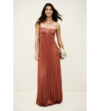 BA&SH Sukienka z terakoty Willow