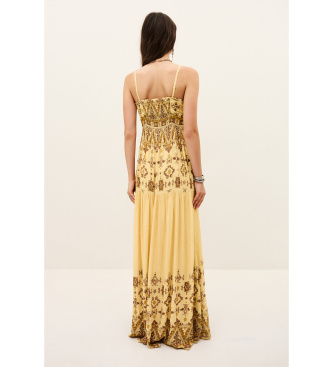 BA&SH Vestido Zema amarillo