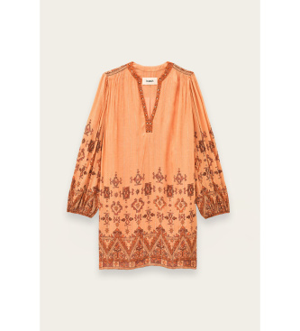 BA&SH Vestido Zola naranja