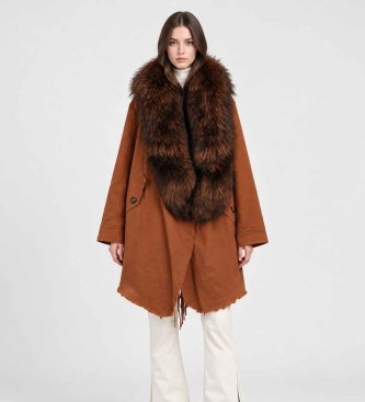 Bazar Deluxe Cappotto doppio marrone