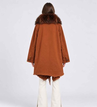 Bazar Deluxe Cappotto doppio marrone
