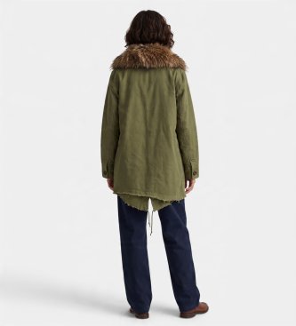 Bazar Deluxe Cappotto Doppio verde