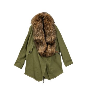 Bazar Deluxe Cappotto Doppio verde