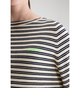 Bellerose Gerhi T-shirt  striber hvid, sort