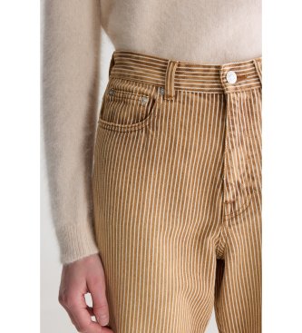Bellerose Jeans Poker62 beige striber