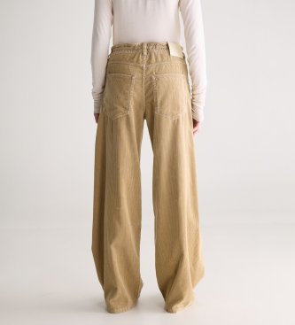 Bellerose Calça Pearcy62 veludo cotelê bege