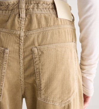 Bellerose Calça Pearcy62 veludo cotelê bege