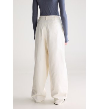 Bellerose Jimi62 broek gebroken wit
