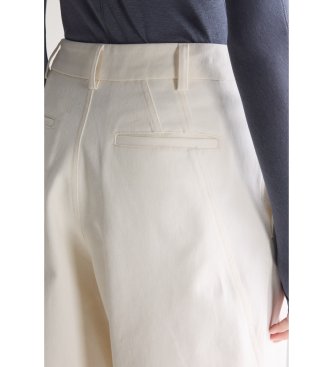 Bellerose Jimi62 broek gebroken wit