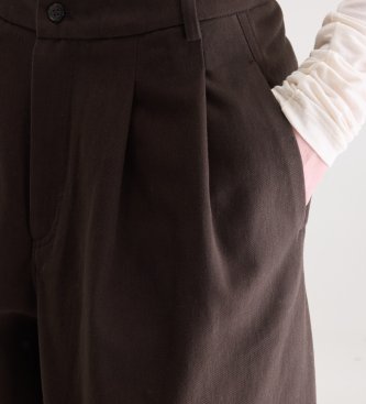 Bellerose Pantalone Jimi62 marrone scuro