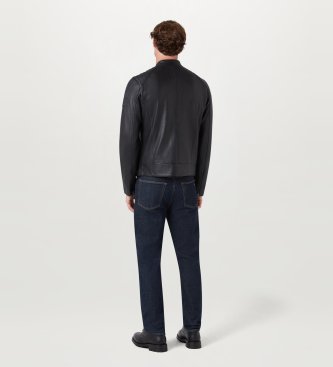 Belstaff Veste en cuir V Racer noir
