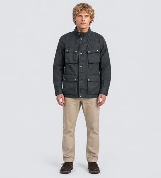 Belstaff Jaqueta Fieldmaster azul petróleo
