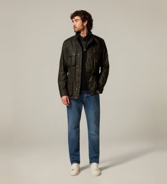Belstaff Fieldmaster-Jacke in verwaschenem Olivgrün