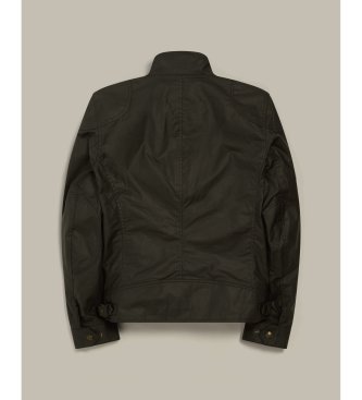 Belstaff Jaqueta Racemaster verde oliva desgastado