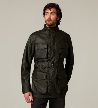 Belstaff Chaqueta Trialmaster verde aceituna desgastado