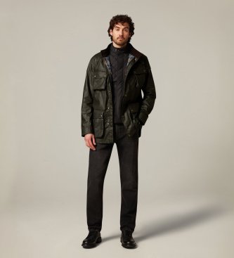 Belstaff Chaqueta Trialmaster verde aceituna desgastado