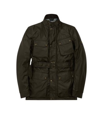 Belstaff Chaqueta Trialmaster verde aceituna desgastado