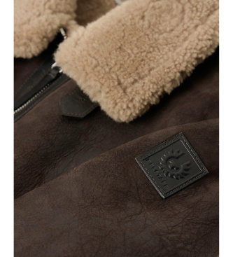 Belstaff Veste en cuir Winterbrook marron