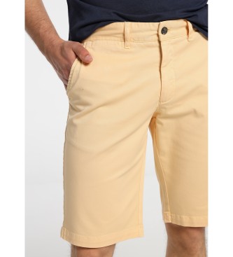 Bendorff Yellow Twill Bermuda shorts
