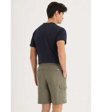 Bendorff Medium Cargo-Bermuda-Shorts mit mehreren Taschen grn