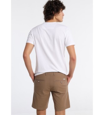 Bendorff Bermuda kratke hlače Mini Print rjave barve