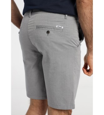 Bendorff Gray Oxford Bermuda shorts