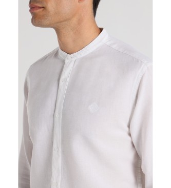 Bendorff Camisa de manga comprida, gola mao com logtipo branco no peito