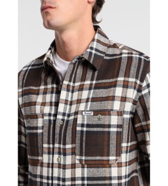 Bendorff Gray Flannel Plaid Shirt