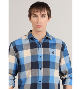 Bendorff Camicia a maniche lunghe a quadri blu