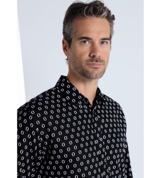 Bendorff Long sleeve shirt with black miniprint