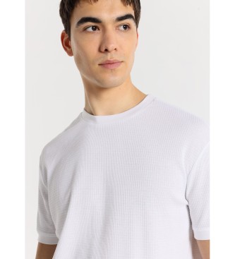 Bendorff T-shirt basic a maniche corte in tessuto Jacquard bianco