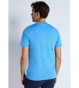 Bendorff T-shirt basic a maniche corte in ciniglia blu