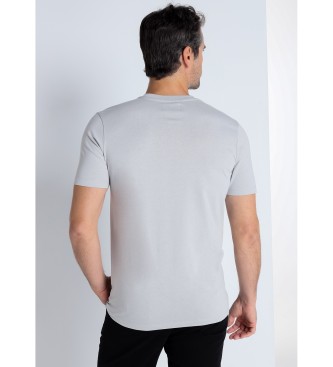 Bendorff Basic Kurzarm-T-Shirt aus Chenille grau