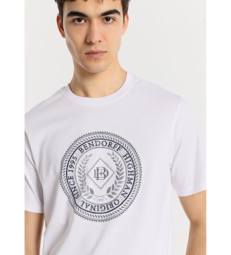 Bendorff Basic-T-Shirt mit gesticktem weiem Logo