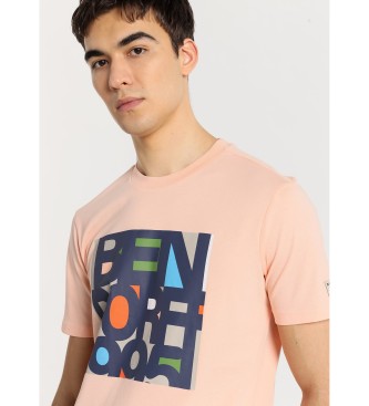 Bendorff T-shirt a maniche corte con grafica multicolore rosa