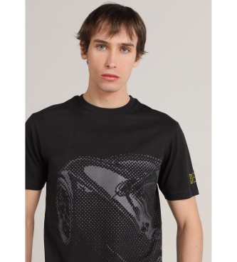 Bendorff Grafisches Kurzarm-T-Shirt schwarz