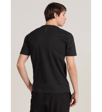 Bendorff Grafična majica s kratkimi rokavi črna