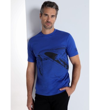 Bendorff Modra grafična majica s kratkimi rokavi