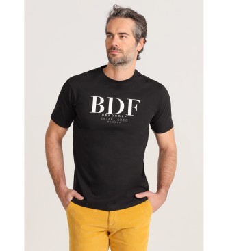 Bendorff T-shirt de manga curta grfica Bdf preta