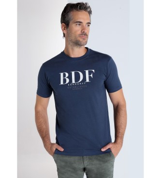 Bendorff T-shirt de manga curta grfica BDF azul-marinho